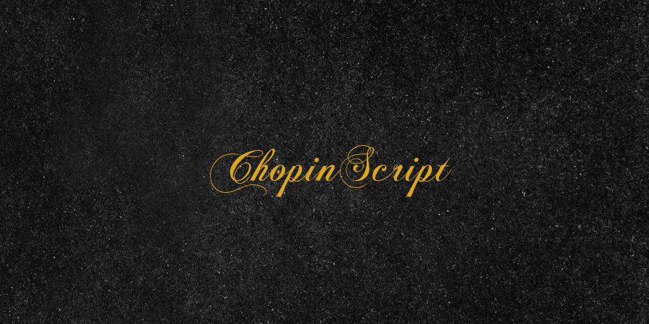 Fonte ChopinScript