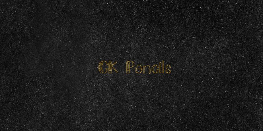 Fonte CK Pencils