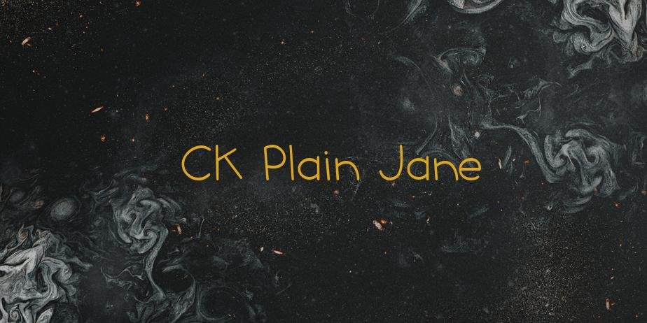 Fonte CK Plain Jane