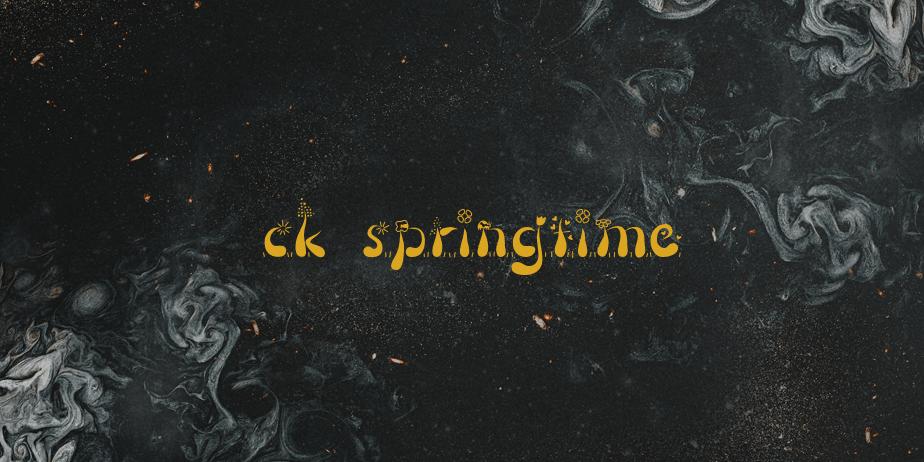 Fonte CK Springtime