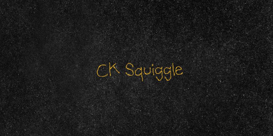 Fonte CK Squiggle