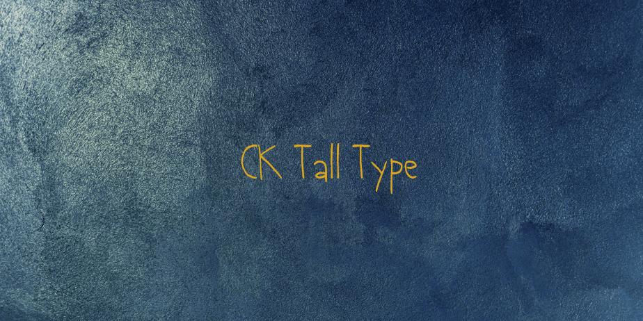 Fonte CK Tall Type