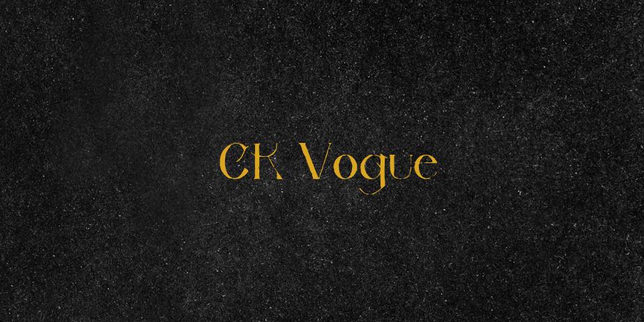 Fonte CK Vogue