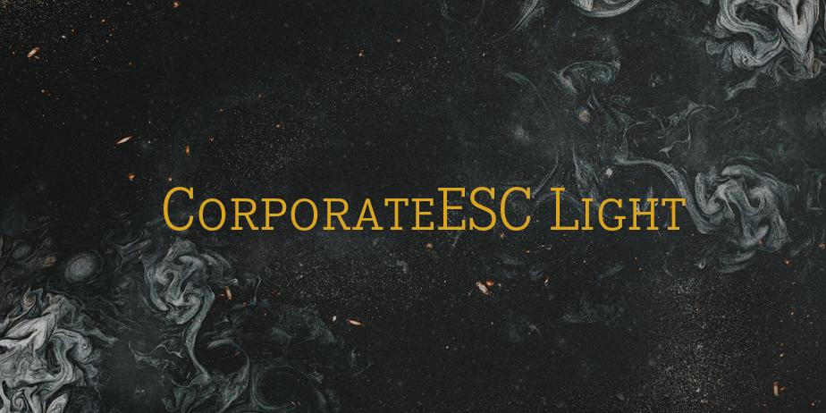 Fonte CorporateESC Light