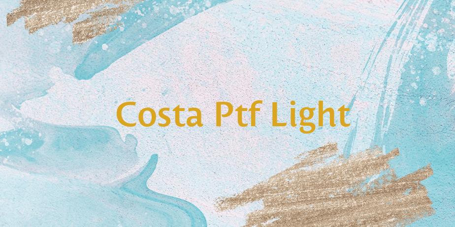 Fonte Costa Ptf Light