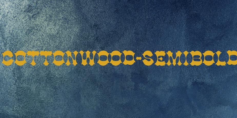 Fonte Cottonwood-SemiBold