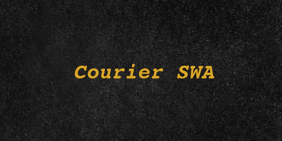 Fonte Courier SWA