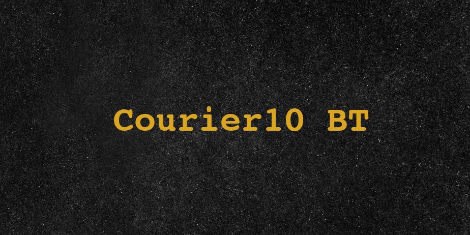 Fonte Courier10 BT