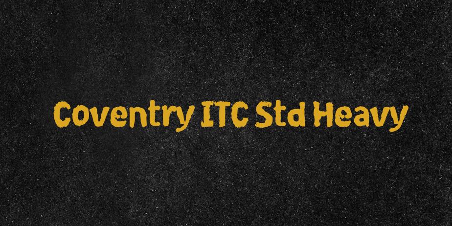 Fonte Coventry ITC Std Heavy