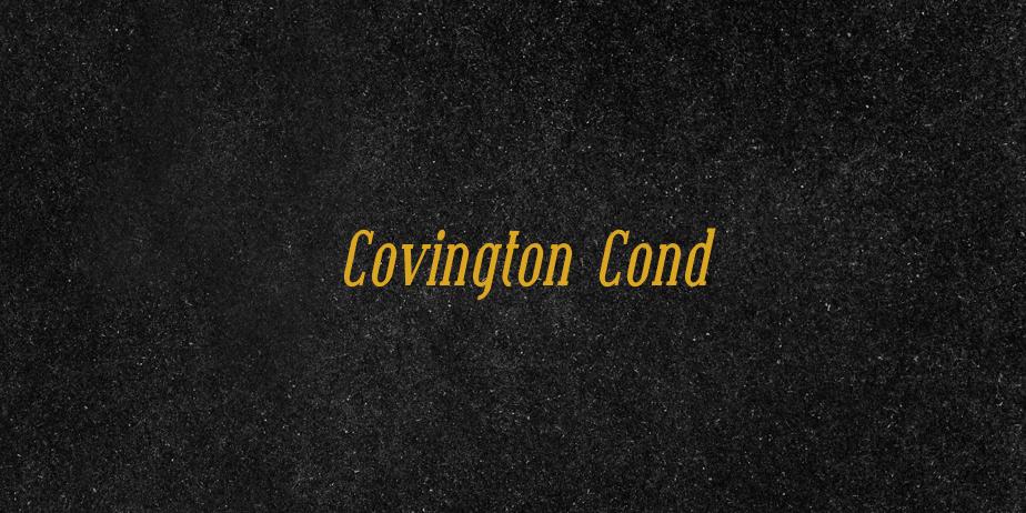 Fonte Covington Cond