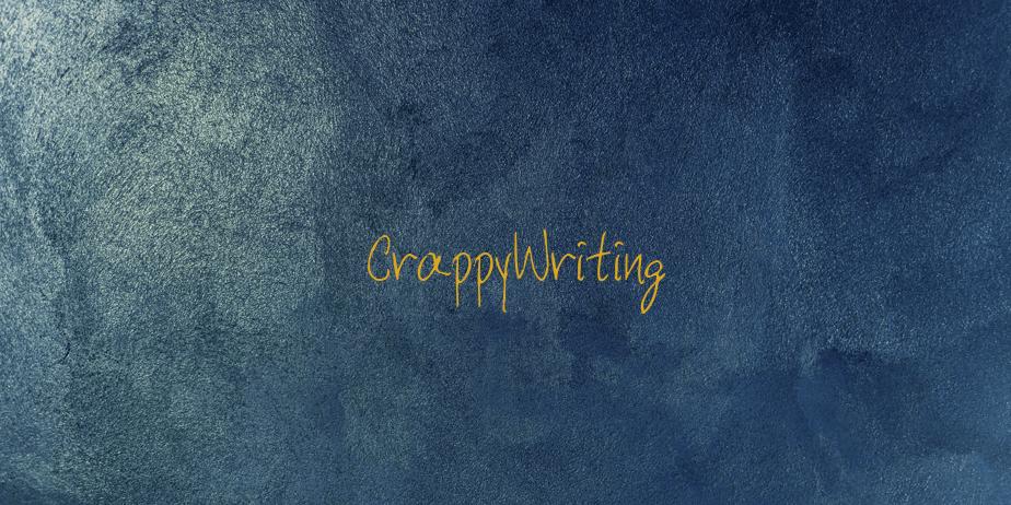 Fonte CrappyWriting