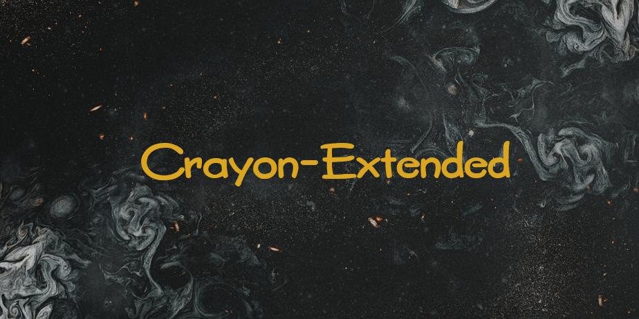 Fonte Crayon-Extended