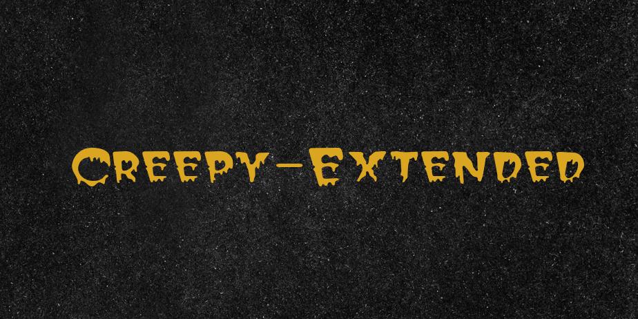 Fonte Creepy-Extended