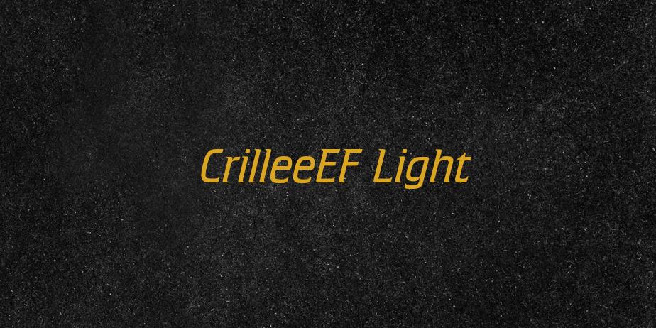 Fonte CrilleeEF Light