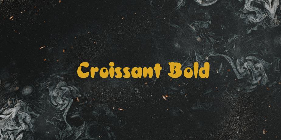 Fonte Croissant Bold