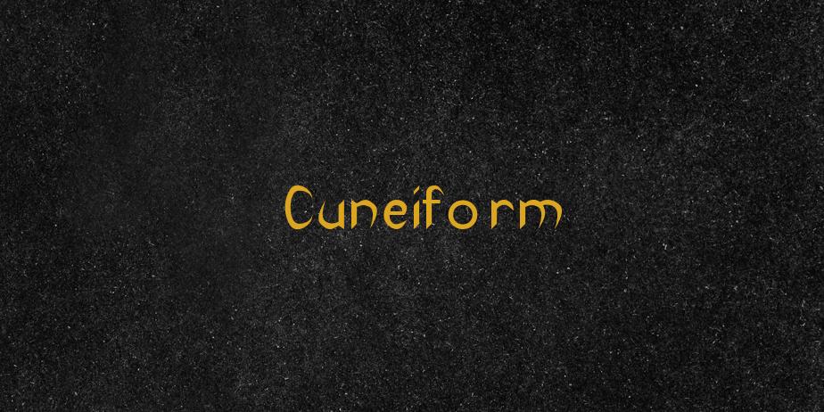 Fonte Cuneiform