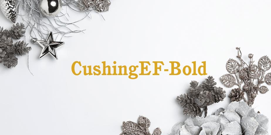 Fonte CushingEF-Bold