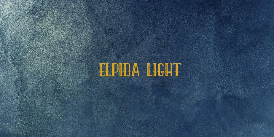 Fonte ELPIDA LIGHT