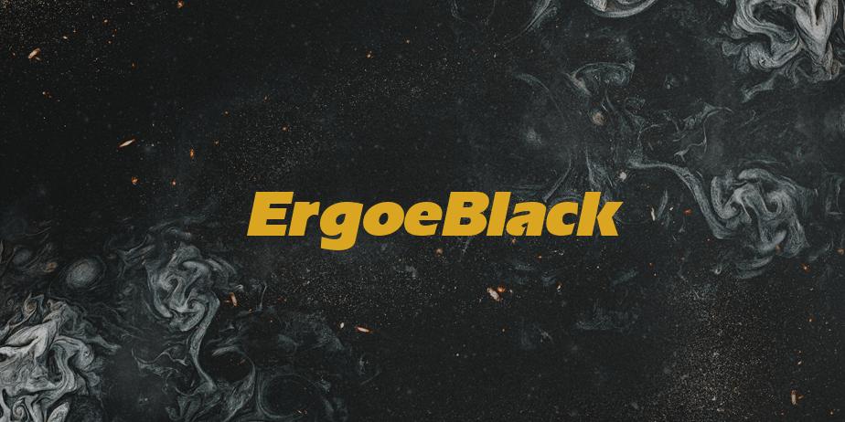 Fonte ErgoeBlack