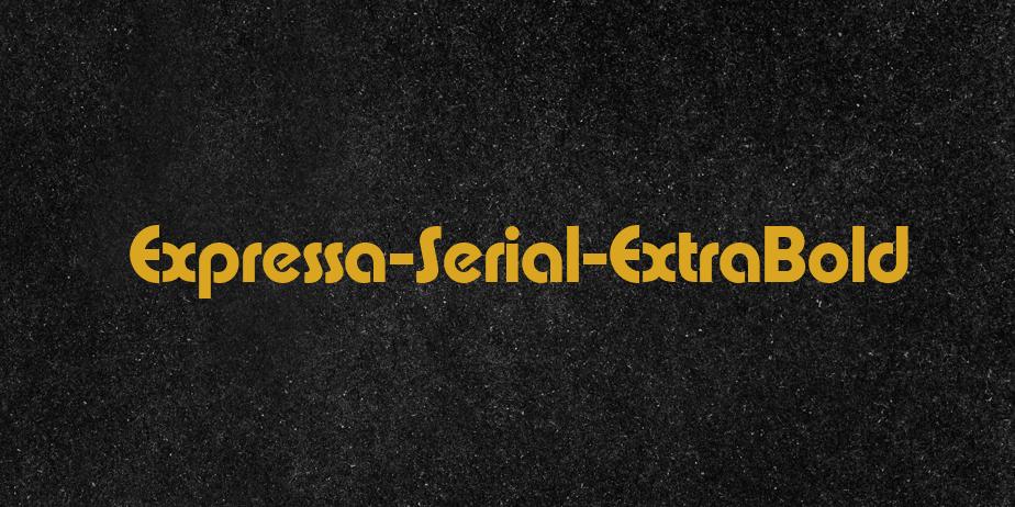 Fonte Expressa-Serial-ExtraBold
