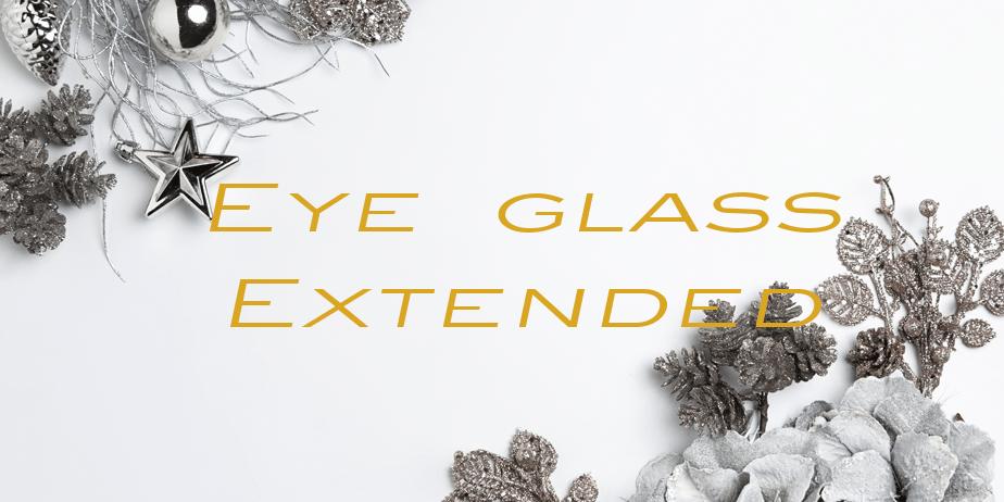 Fonte Eye glass Extended