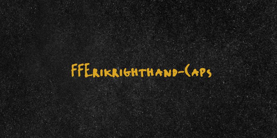 Fonte FFErikrighthand-Caps