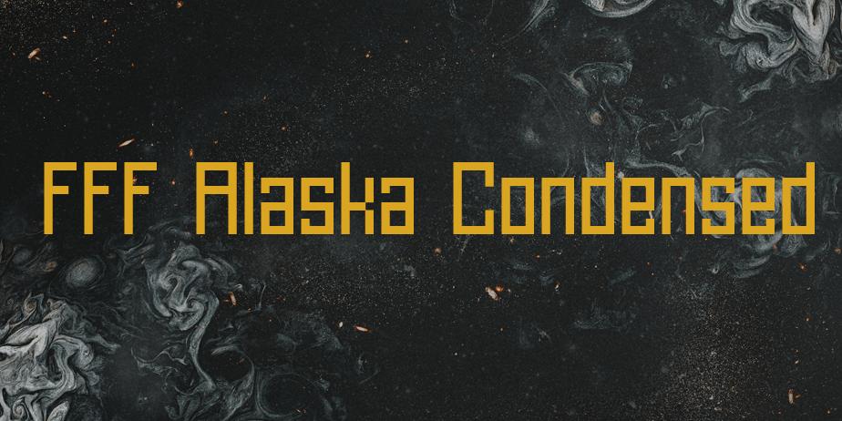 Fonte FFF Alaska Condensed