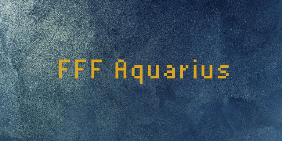 Fonte FFF Aquarius