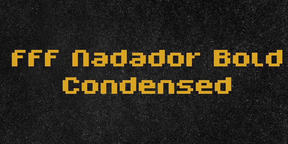 Fonte FFF Nadador Bold Condensed