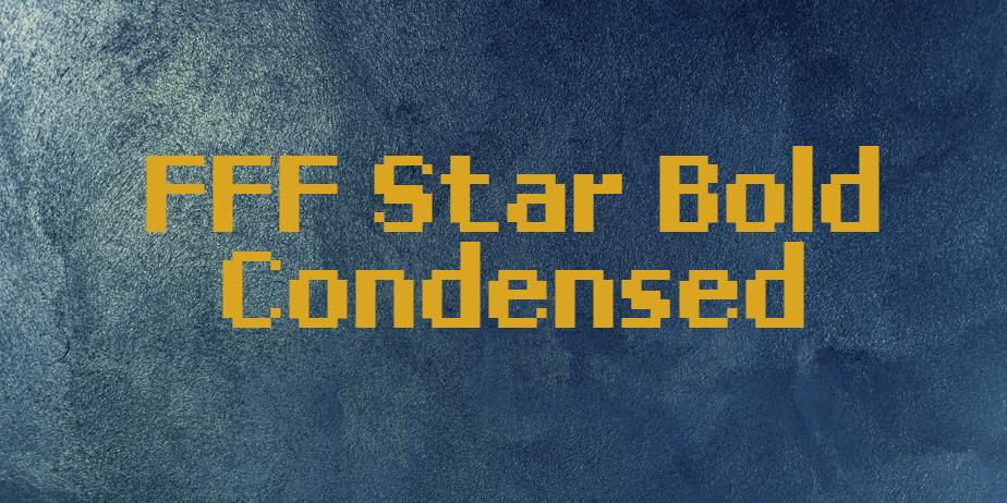 Fonte FFF Star Bold Condensed