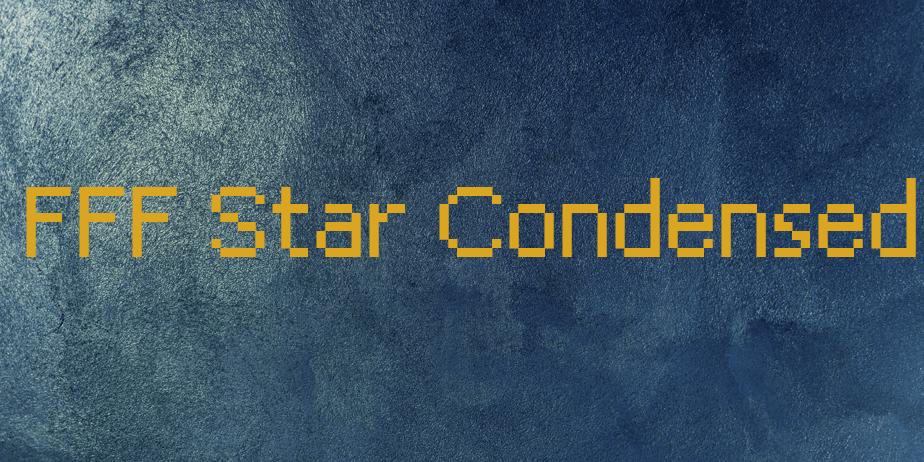 Fonte FFF Star Condensed