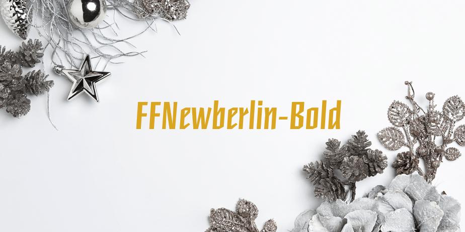 Fonte FFNewberlin-Bold