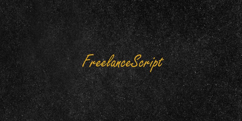 Fonte FreelanceScript