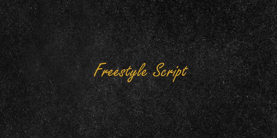 Fonte Freestyle Script