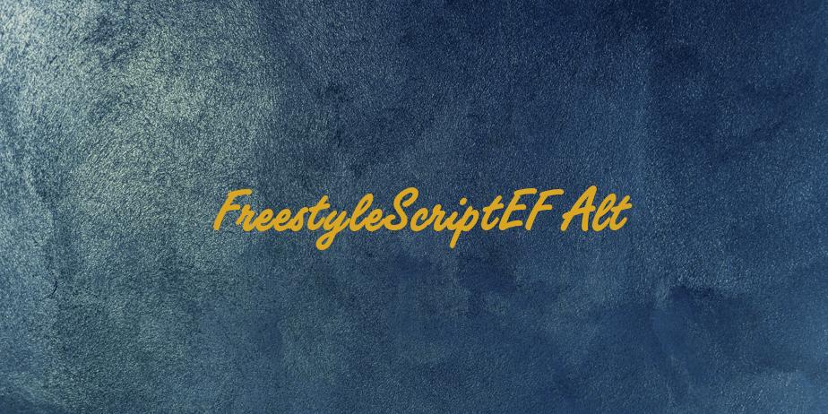 Fonte FreestyleScriptEF Alt