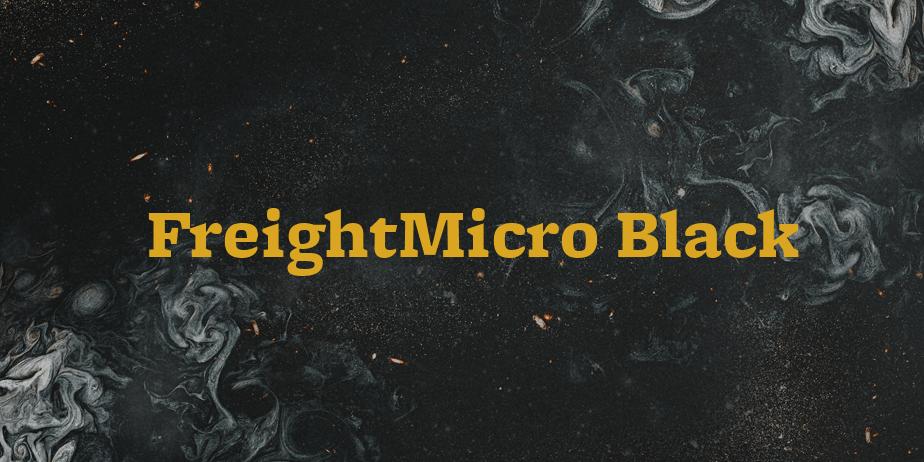 Fonte FreightMicro Black