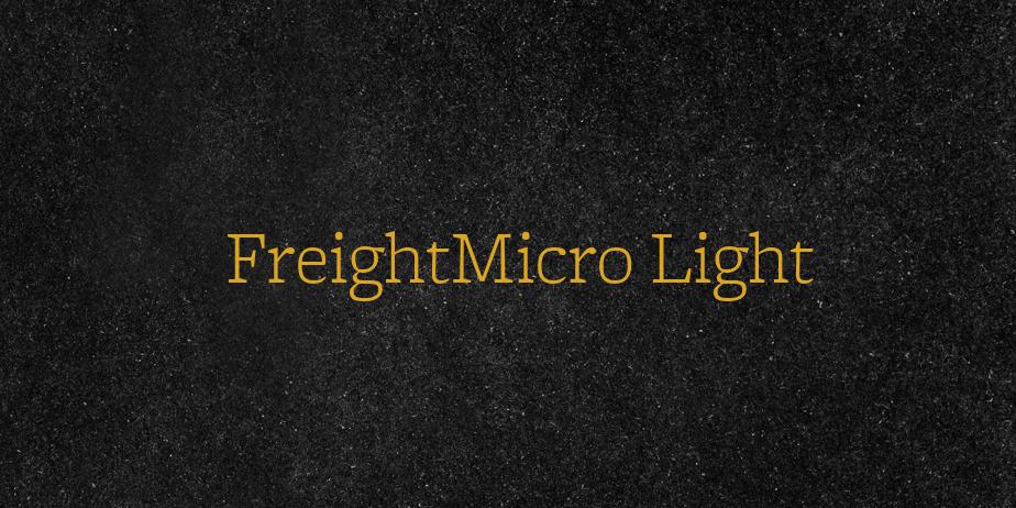 Fonte FreightMicro Light