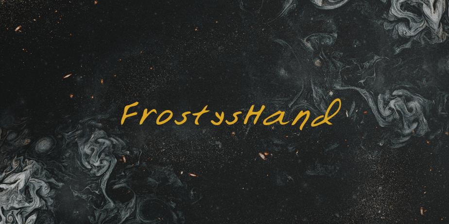 Fonte FrostysHand