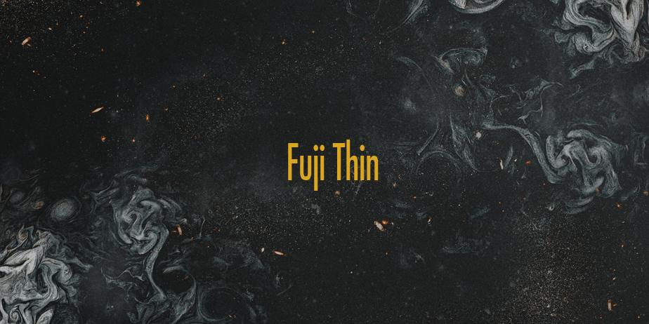 Fonte Fuji Thin