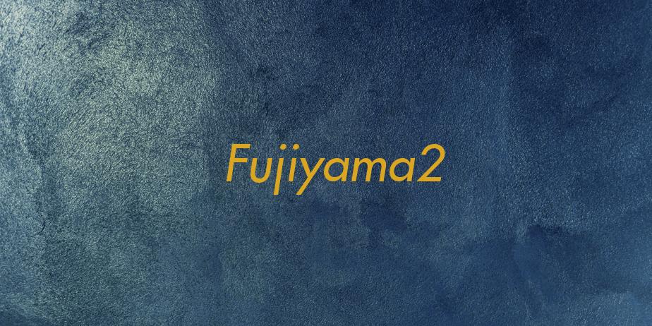 Fonte Fujiyama2