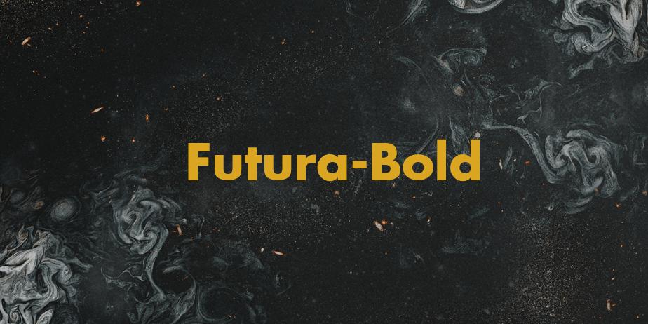 Fonte Futura-Bold