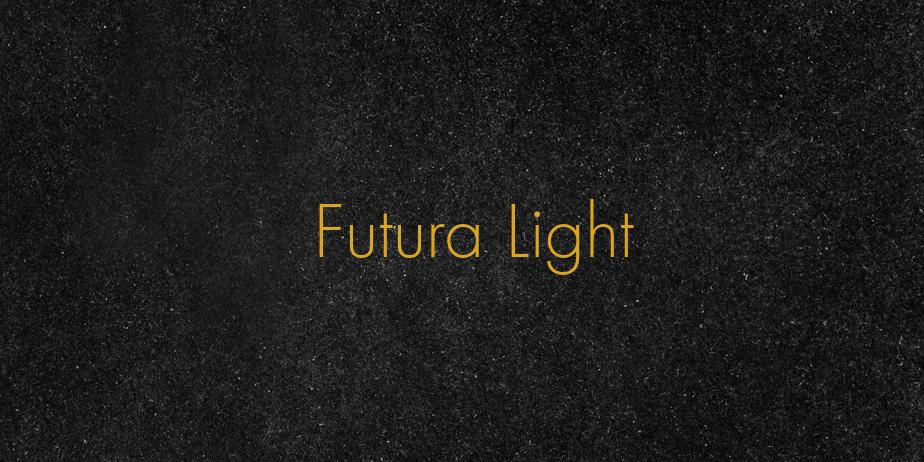 Fonte Futura Light