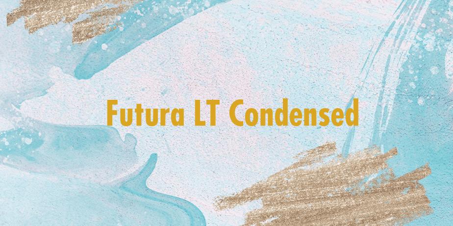 Fonte Futura LT Condensed