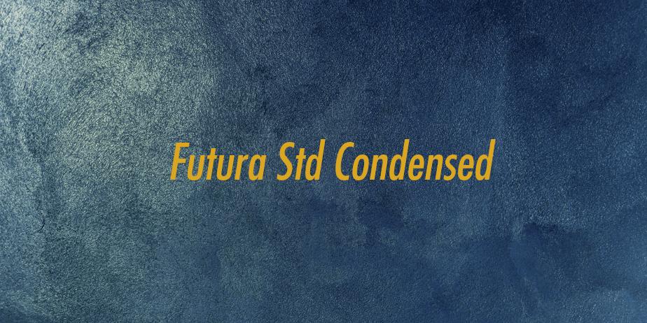 Fonte Futura Std Condensed