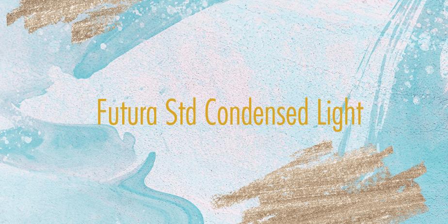 Fonte Futura Std Condensed Light