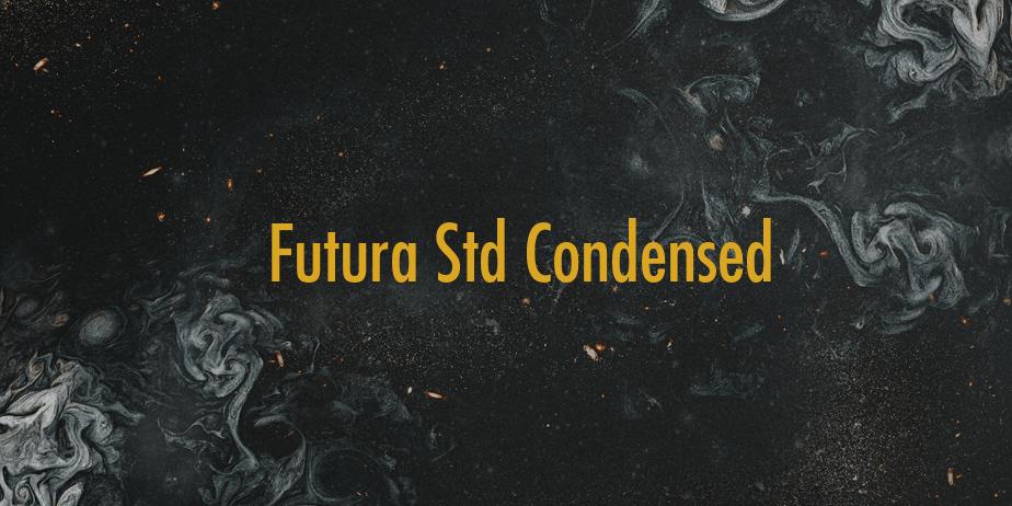 Fonte Futura Std Condensed