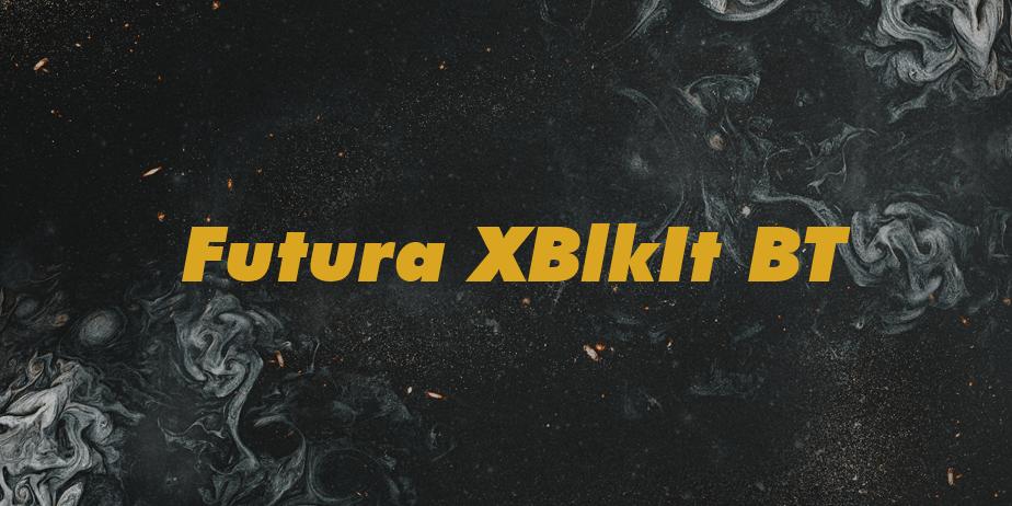 Fonte Futura XBlkIt BT