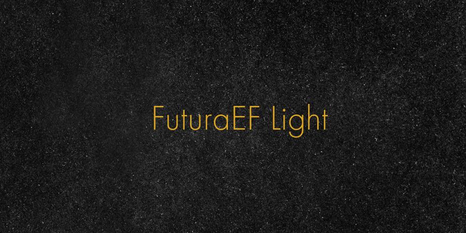 Fonte FuturaEF Light