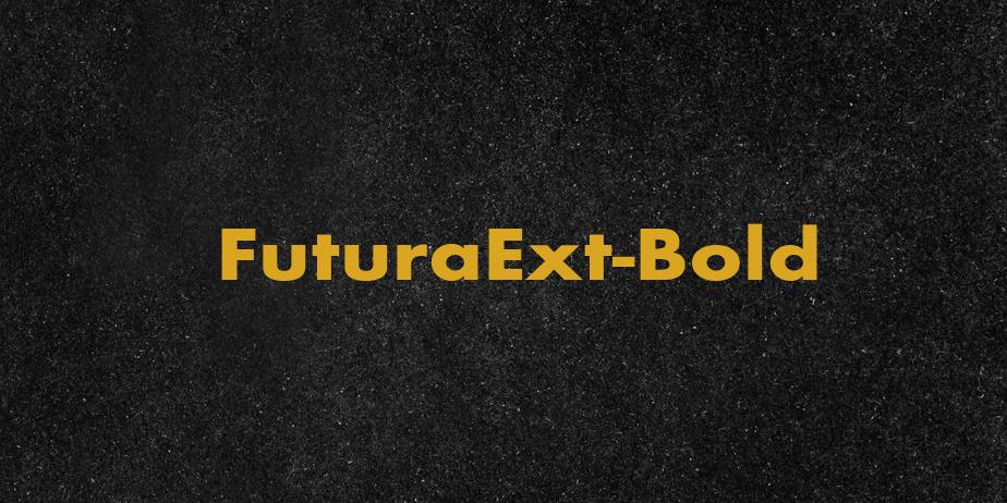 Fonte FuturaExt-Bold