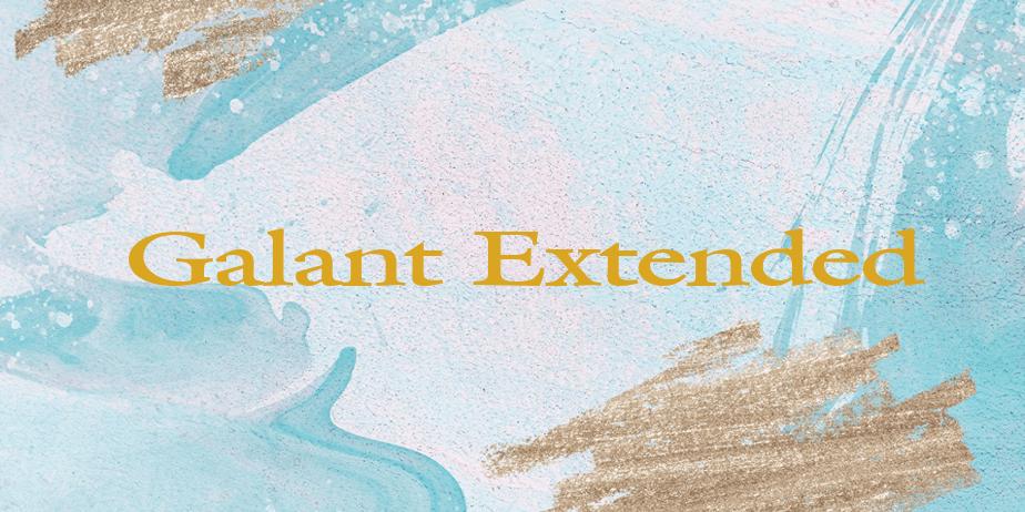 Fonte Galant Extended